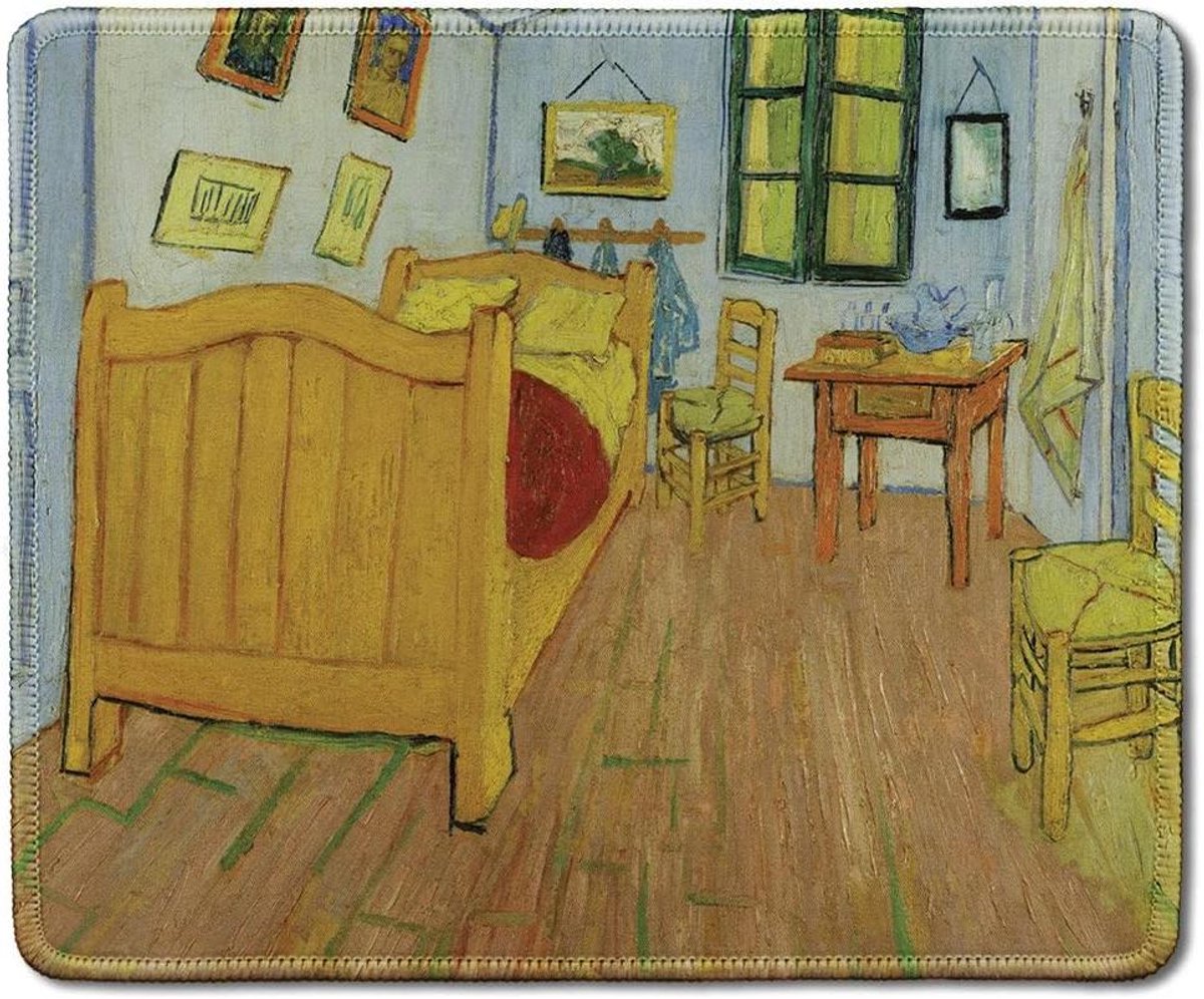 Muismat - Kunst muismat - Comfortabel werken - Natuurrubber basis - 241 x 201 cm - De Slaapkamer
