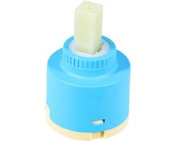 Kraan Cartridge - Waterkraan Klep - Lekkende Kraan Repareren - 40mm Monobloc - 60 mm Hoog - Blauw