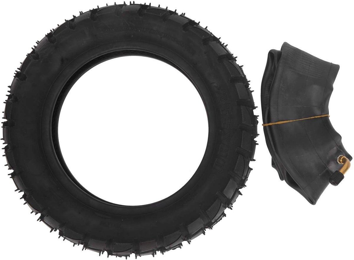 aladdien - Luchtband - 10 Inch - Hoogwaardige kwaliteit - 255x80 - Opblaasband - Geschikt voor Elektrische Scooters - Premium rubber