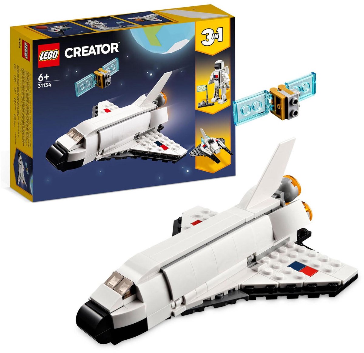 LEGO Creator 3in1 Space Shuttle Ruimteschip Set - 31134 — afbeelding 7