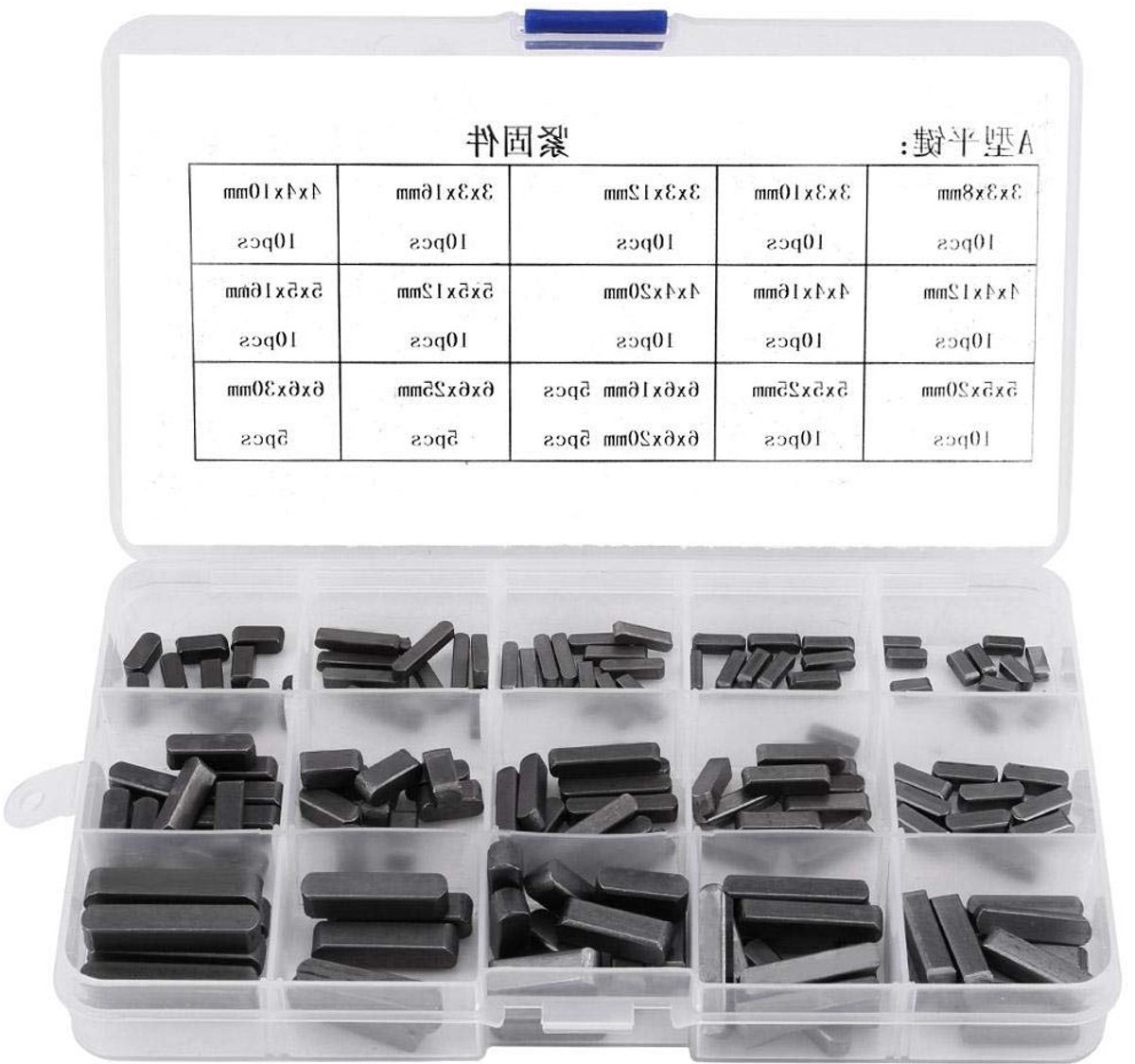 Complete Set van 140 Ronde Veerkoppen in RVS - Diverse Maten van 8mm tot 30mm voor Meerdere Toepassingen