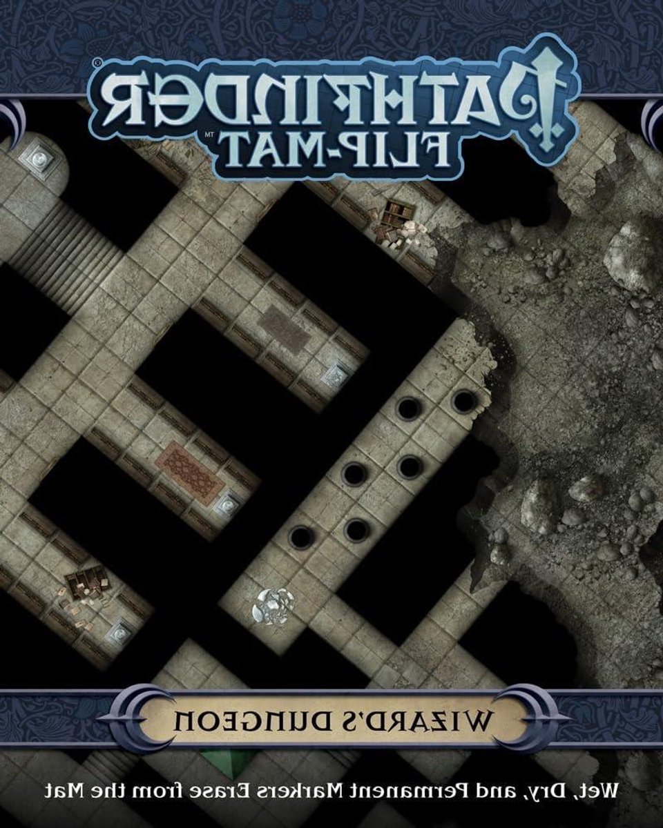 Dungeon Speelmat - Speelbord Kaart - Rollenspel Avonturen - Dubbelzijdig Bedrukbaar - 20 x 25 cm - Niet gespecificeerd