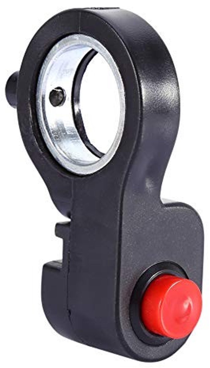 aladdien - Handlebar switch - Motorfiets toebehoren - Kwaliteit switch - Zwart met rode knop - Universele toepassing - Geschikt voor e-bikes en scoo..