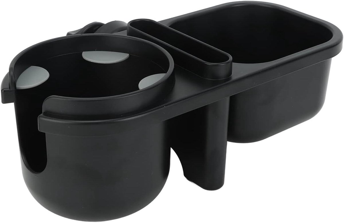 Kinderwagen Bekerhouder - Kinderwagen Snackbak - Onderweg Spullen Meenemen - 360 Graden Rotatie - 24 x 11 x 10 cm