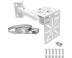 Camera houder - Bevestiging buiten - Buitenbeveiliging - Universele montage - 20x20x20 mm - Wit