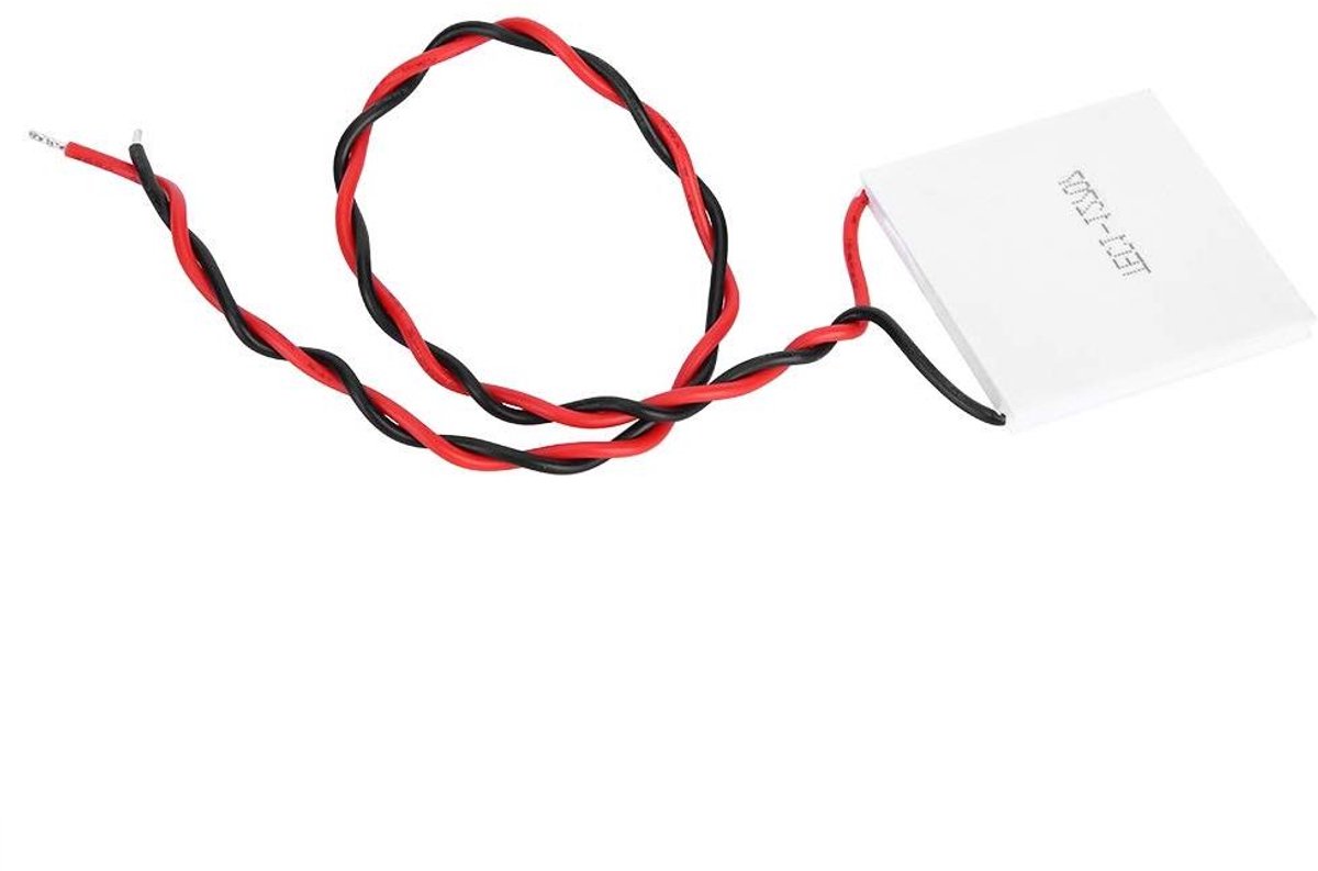 Thermo-elektrische koelmodule - Halfgeleider koeler Koelplaat - Elektrische koeler koelen - Industriële kwaliteit - 40x40x3.3mm - Wit