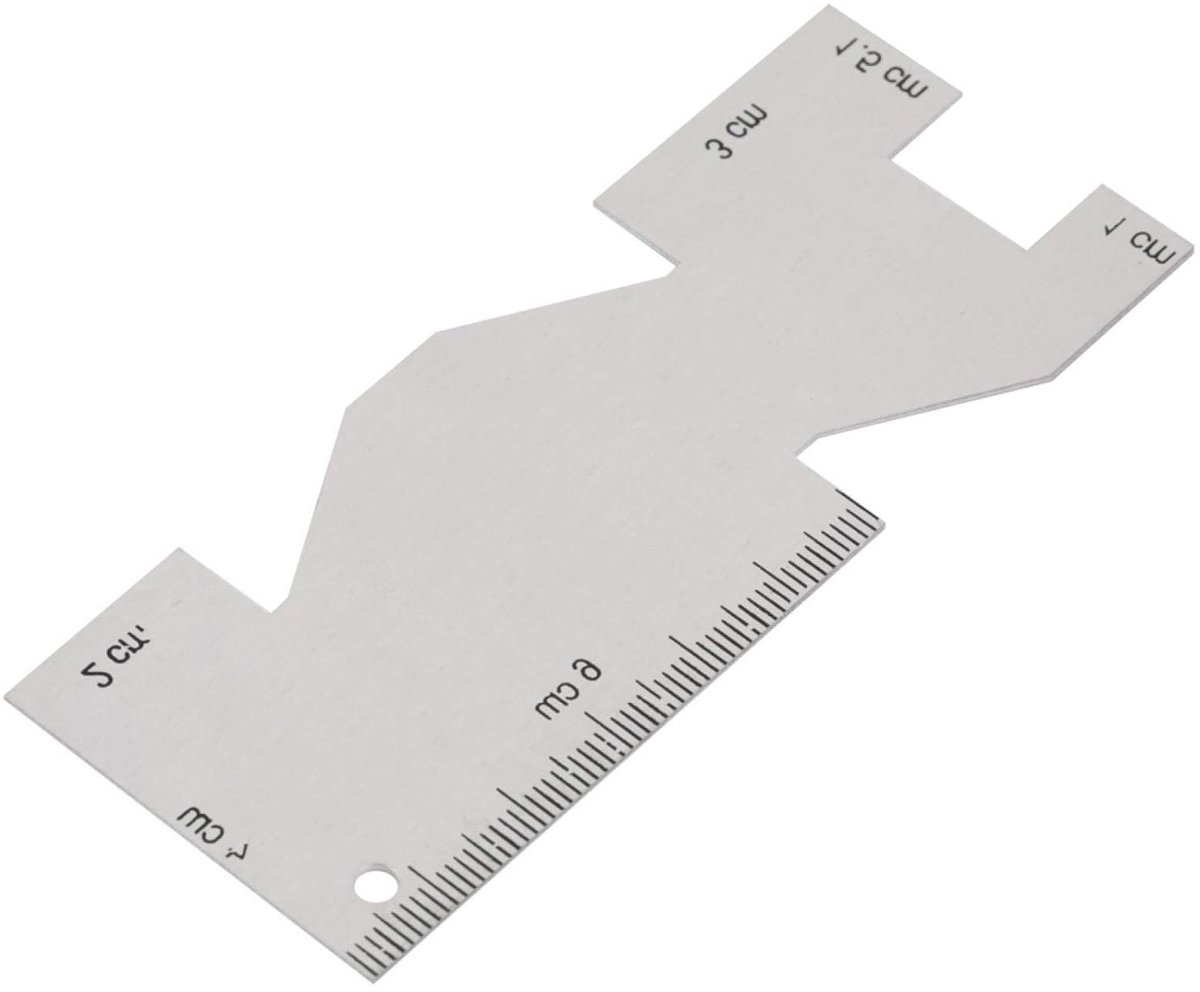 Metalen Quilting Liniaal voor Naaien - Precisie Meetinstrument voor Stoffen en Accessoires