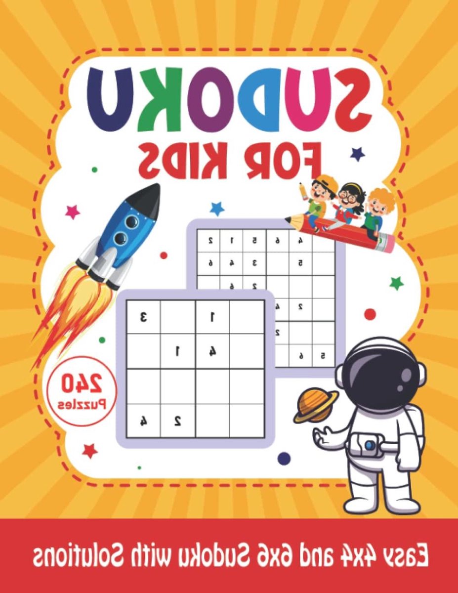 Sudoku Puzzelboek - Logica Spel - Beginners Leren - 4x4 en 6x6 - 166 Pagina's - Wit