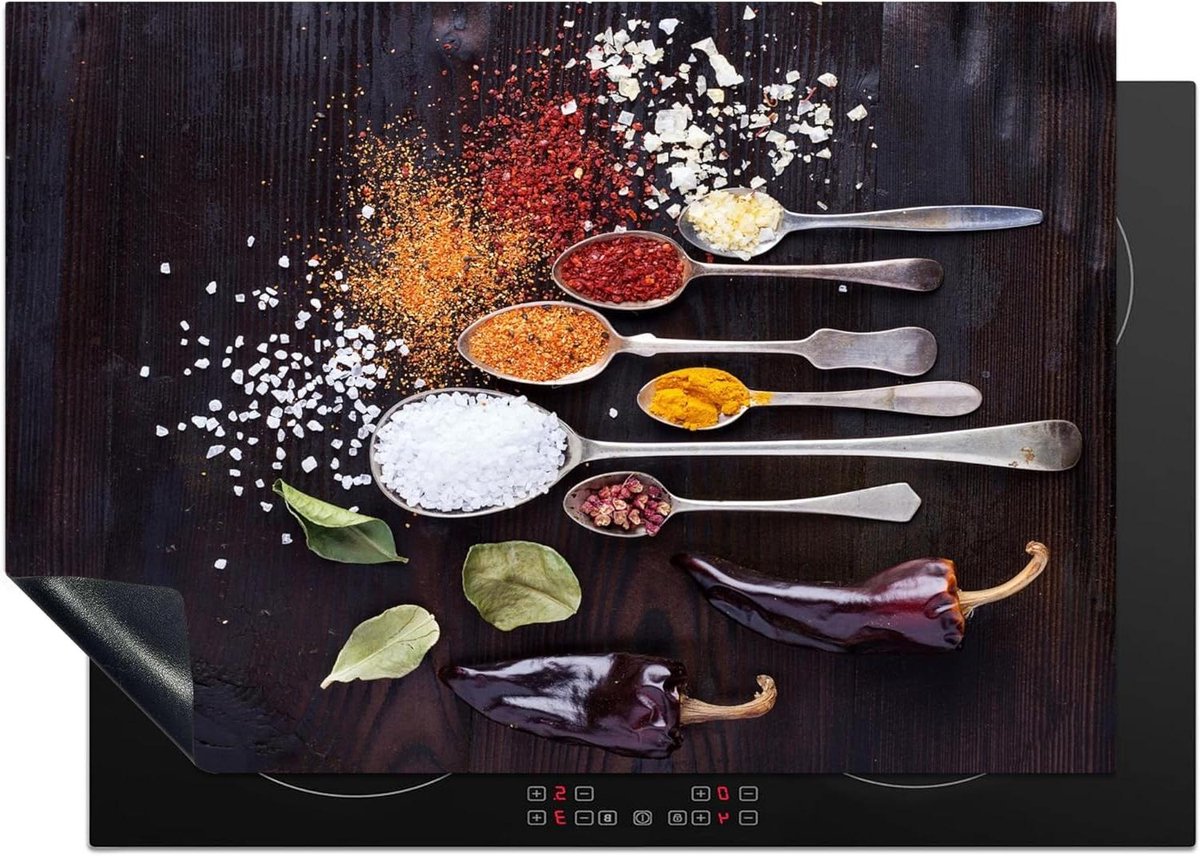 Inductiebeschermer - Inductie mat - Keuken Verfraaien - Krasvrij - 75x52 cm - Multicolor