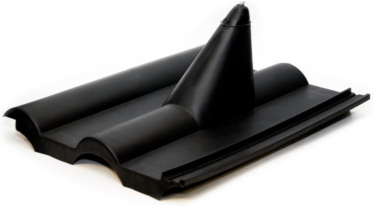 Dakpan Antenne Doorvoer - Mastdoorvoer Dak - Dakafwerking - Universeel Inzetbaar - 325 x 40 cm - Zwart