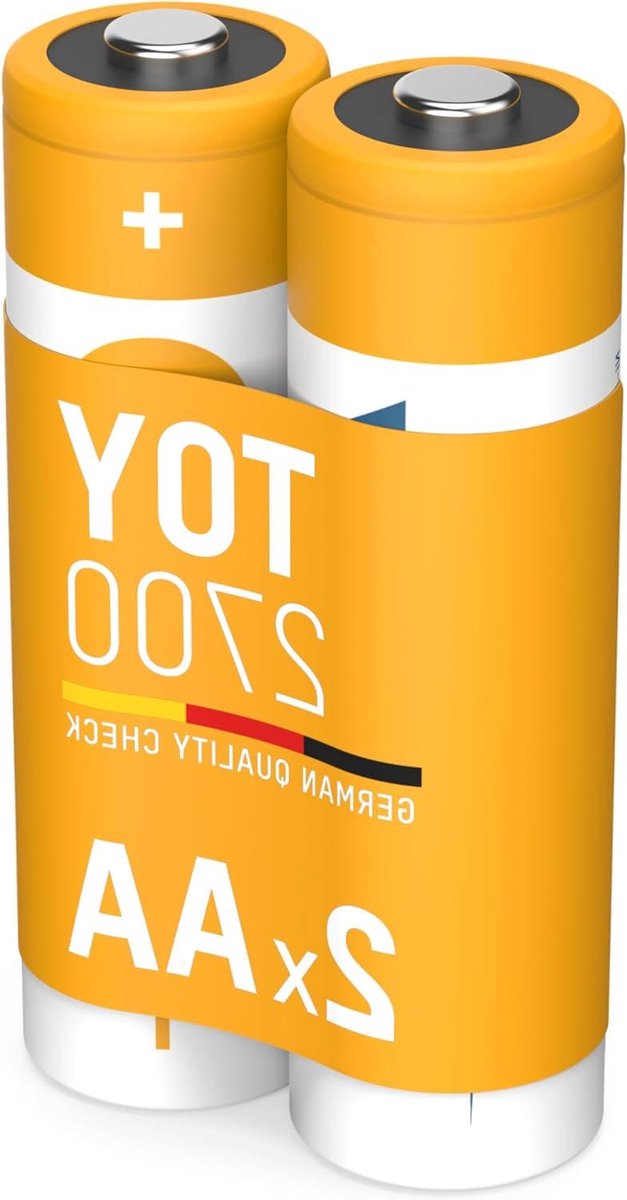 Oplaadbare Batterijen - AA Mignon Batterijen - Apparaten met hoog vermogen - Hoge capaciteit 2650 mAh - 2 stuks - None