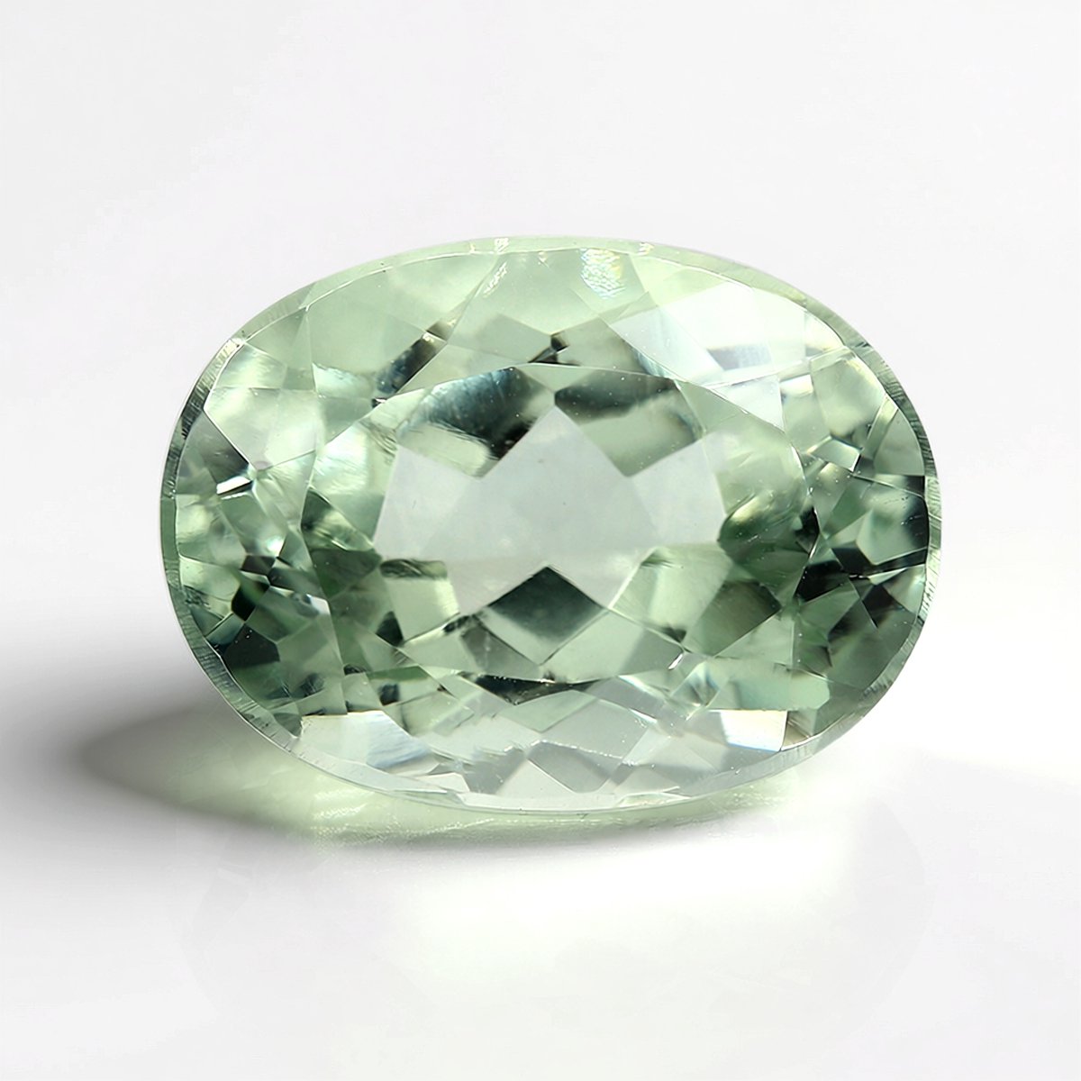 Cavill - Groene Amethist Ovaal 7,6 ct - 15x11 mm - Edelsteen uit Brazilië - Elegant Groen - Ideaal voor Zilveren Sieraden