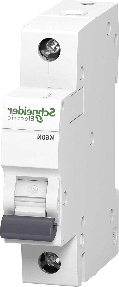 Stroomonderbreker - Automaat Zekering - Elektrische Beveiliging - C Karakteristiek - 2 Ampère 6kA - Wit
