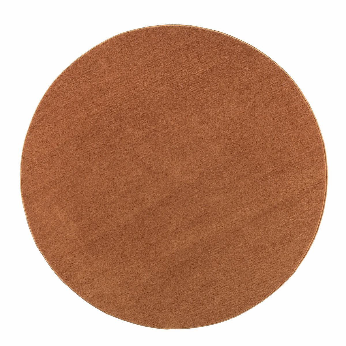 Muratap Relax Samba Rond - Wasbaar Effen Vloerkleed - Uni Tapijt - Goud- 200 CM Ø