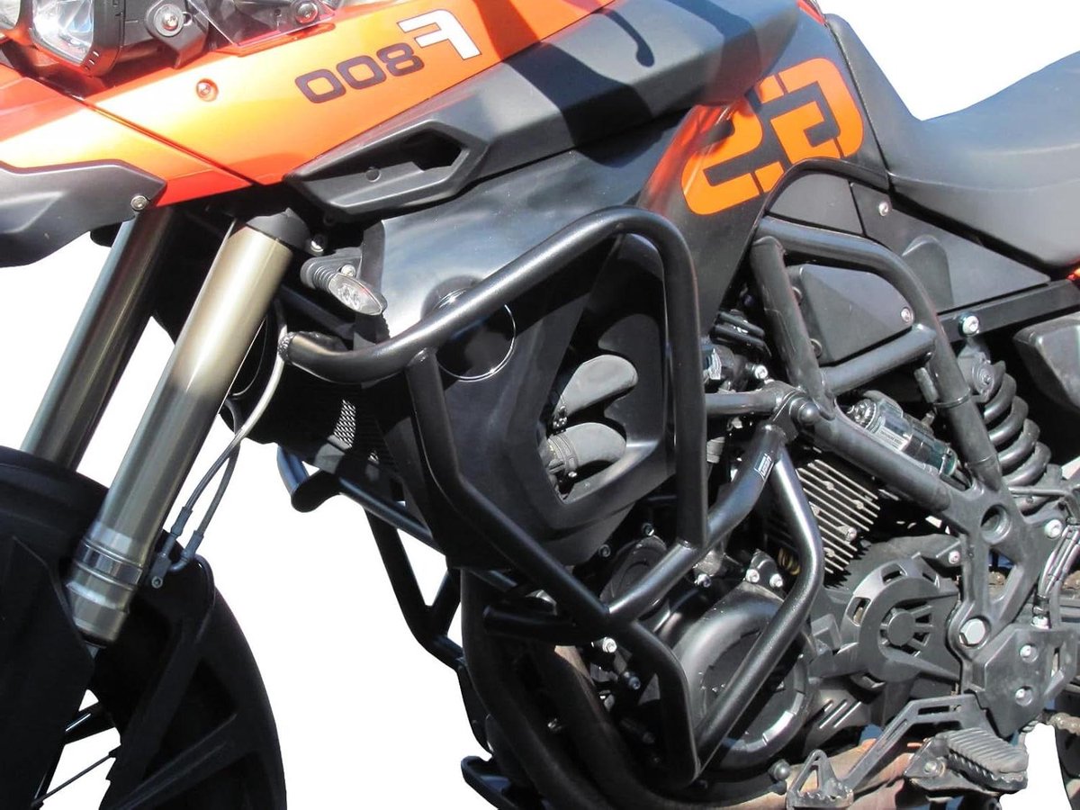 Motor Valbeugel - Frame Bescherming - Motor Beschermen - Gepoedercoat Staal - 4 Bevestigingspunten - Zwart