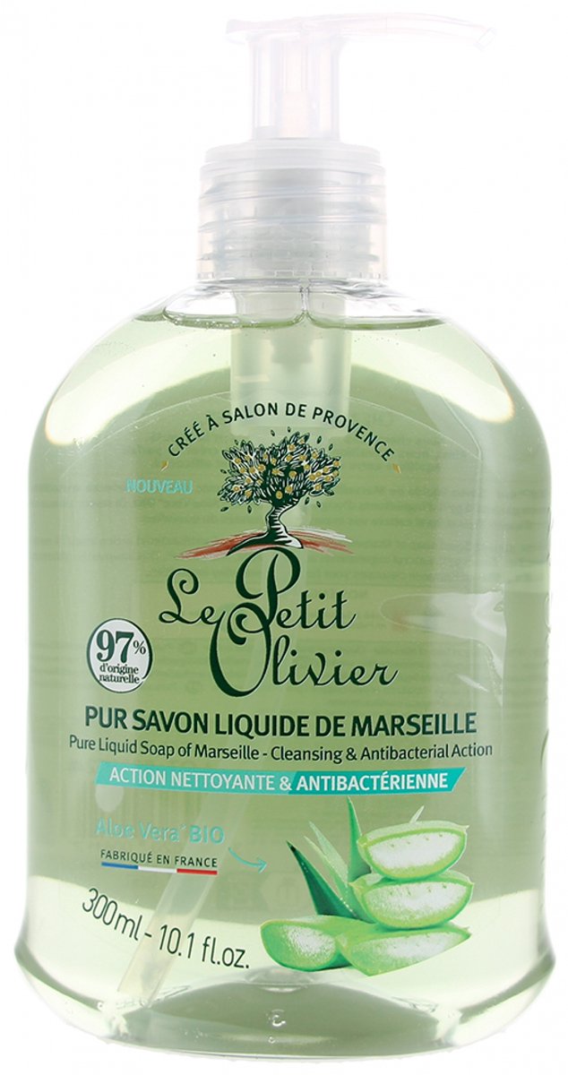 Le Petit Olivier Zuivere Aloë Vera Vloeibare Marseille Zeep 300 ml