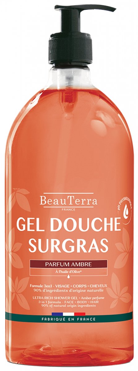 Beauterra Gel Douche Surgras Ambre 1l
