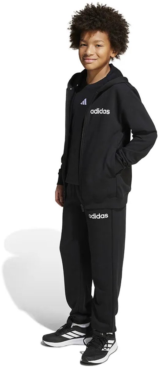 Adidas Essentials Trainingspak 7-8 Years Kinderen Zwart