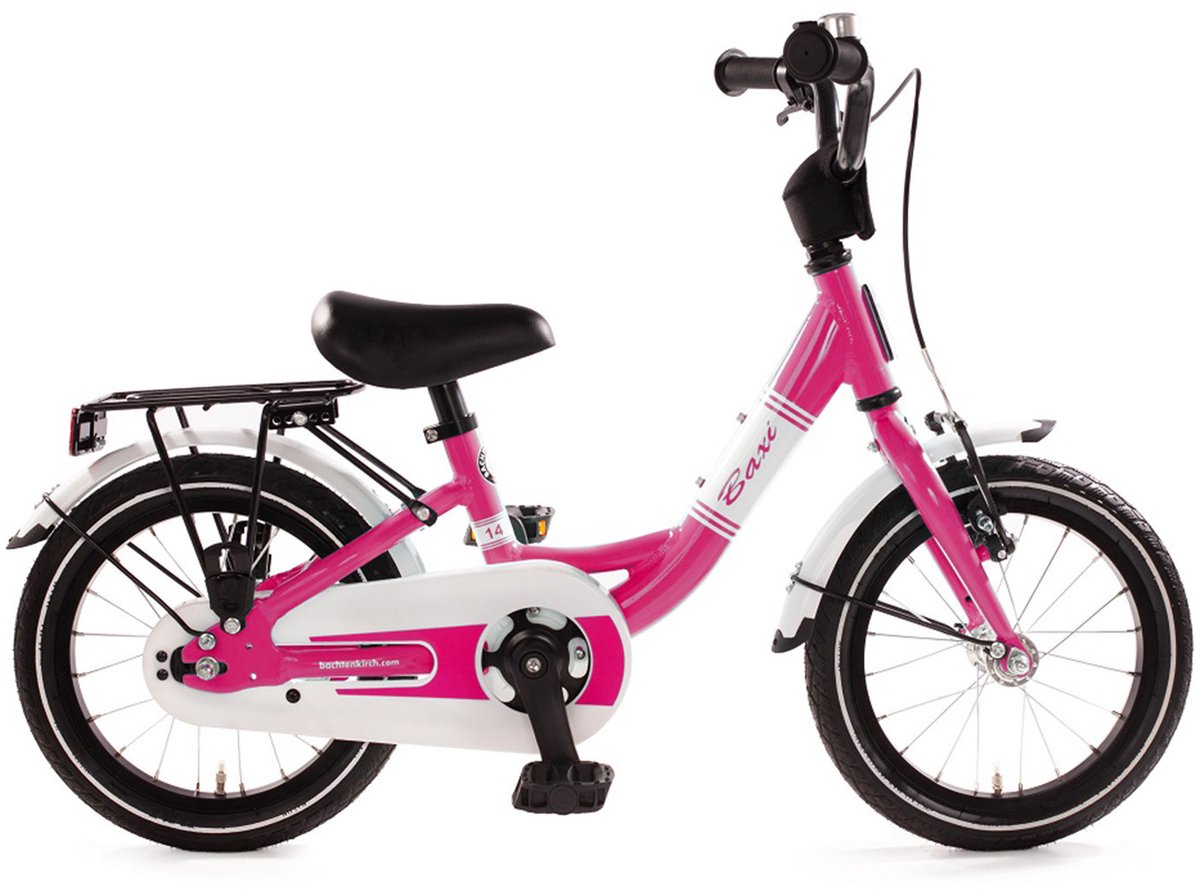 Bachtenkirch Baxi kinderfiets 14 inch aluminium roze