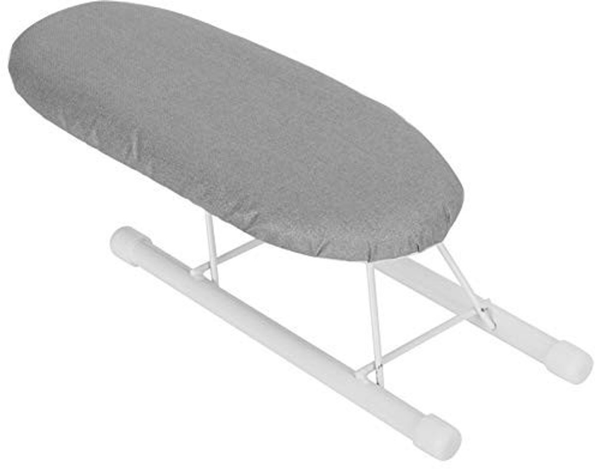 Dailygoods - Dailygoody - Tafelblad Strijkplank - Mini Opvouwbare Strijkplank - Draagbaar en Compact - Katoenen Hoes - Perfect voor Thuis en Reizen - Ideaal voor N