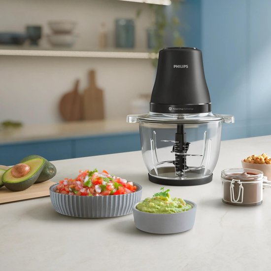 Philips HR1502/00 - Elektrische hakmolen Zwart - 2 l - 450 W van Philips — afbeelding 4