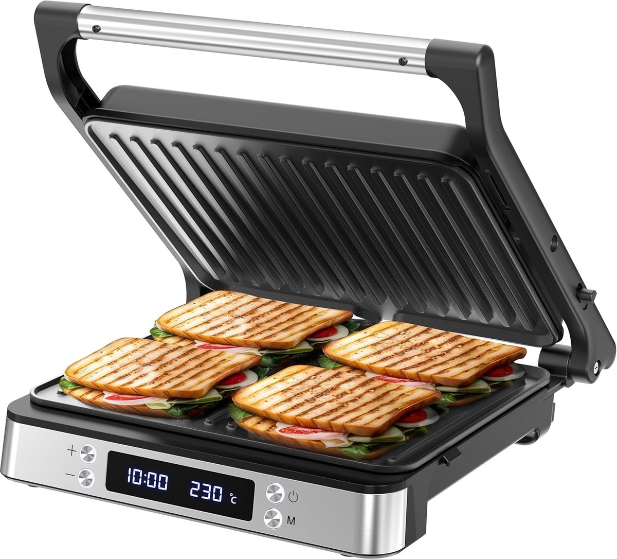 Contactgrill – Grill Apparaat – Tosti Apparaat - Antiaanbaklaag