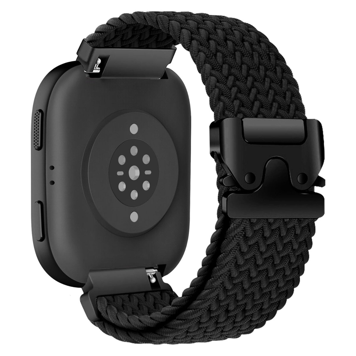 Dailygoods - 22 mm Nylon Horlogeband voor Sporthorloges Zwart