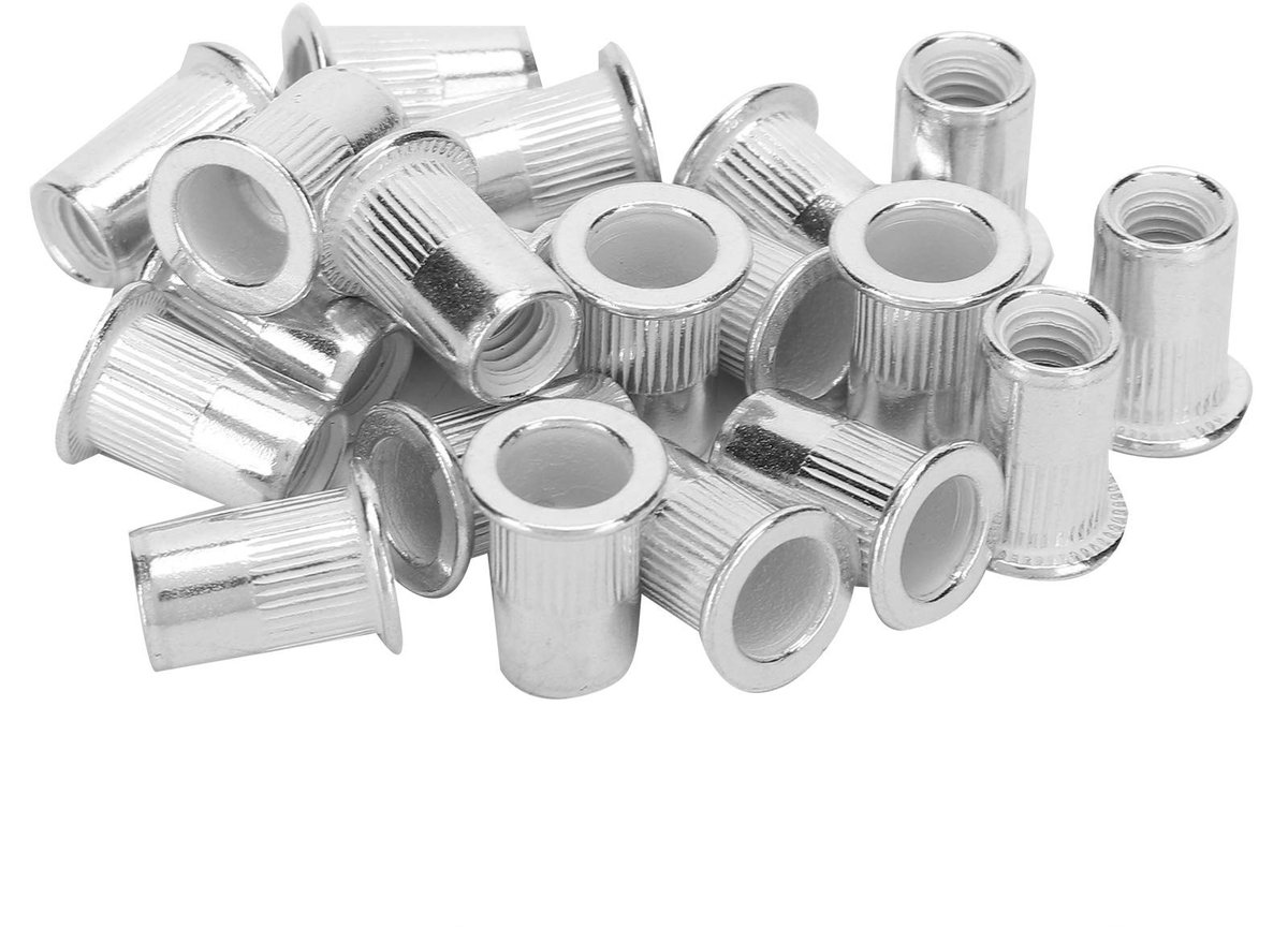 Dailygoods - 200 Stuks Aluminium Blindklinkmoeren M6