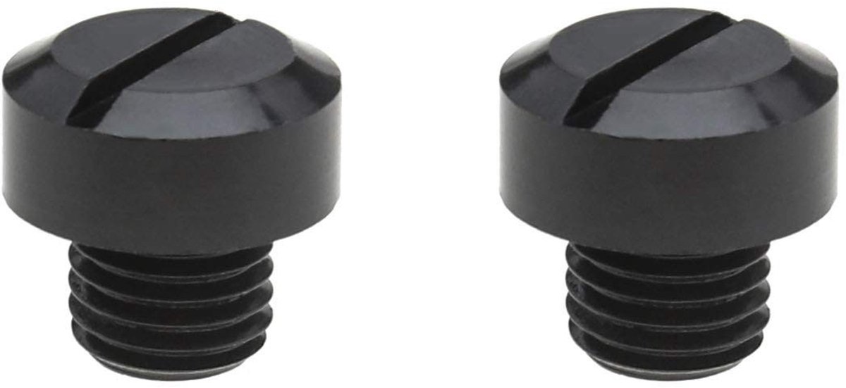 Dailygoods - 2 Stuks M10x1.25mm Spiegel Gat Blanking Stekkers CNC Aluminium