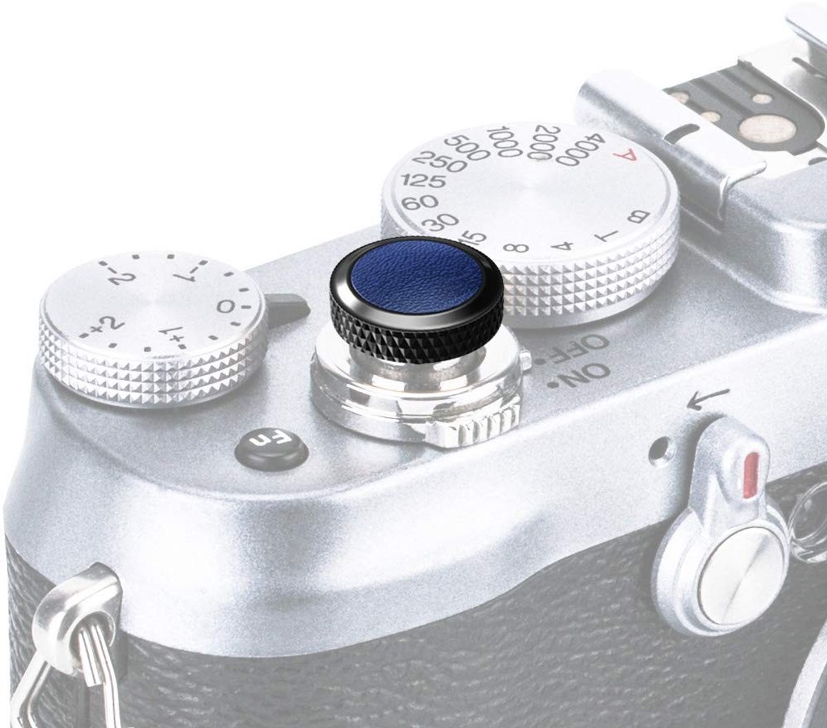 Dailygoods - Dailygoody - Messing Zachte Release Knop - Microfiber Leder - Duurzaam en Betrouwbaar - Geschikt voor Fujifilm X-serie - Professionele Fotografie Acce...