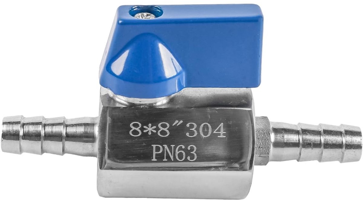 Dailygoods - 8 mm Kogelkraan van Roestvrij Staal voor Diverse Toepassingen