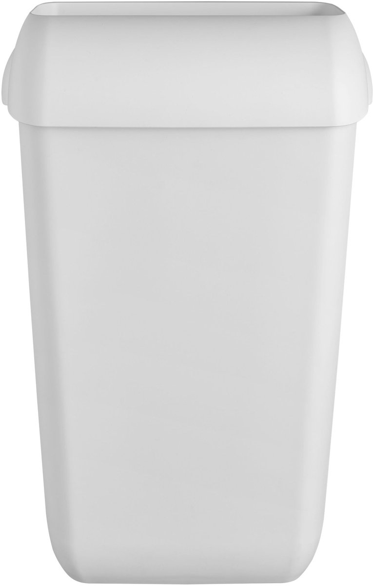 Afvalbak kunststof wit 43liter (6151805634618)