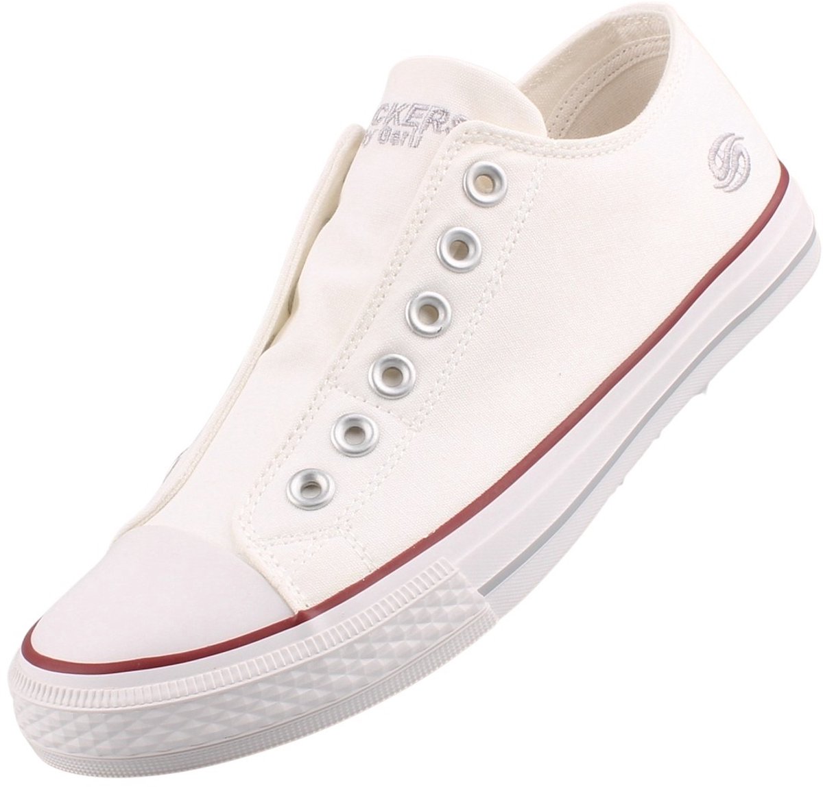 Dockers by Gerli dames canvas sneaker wit