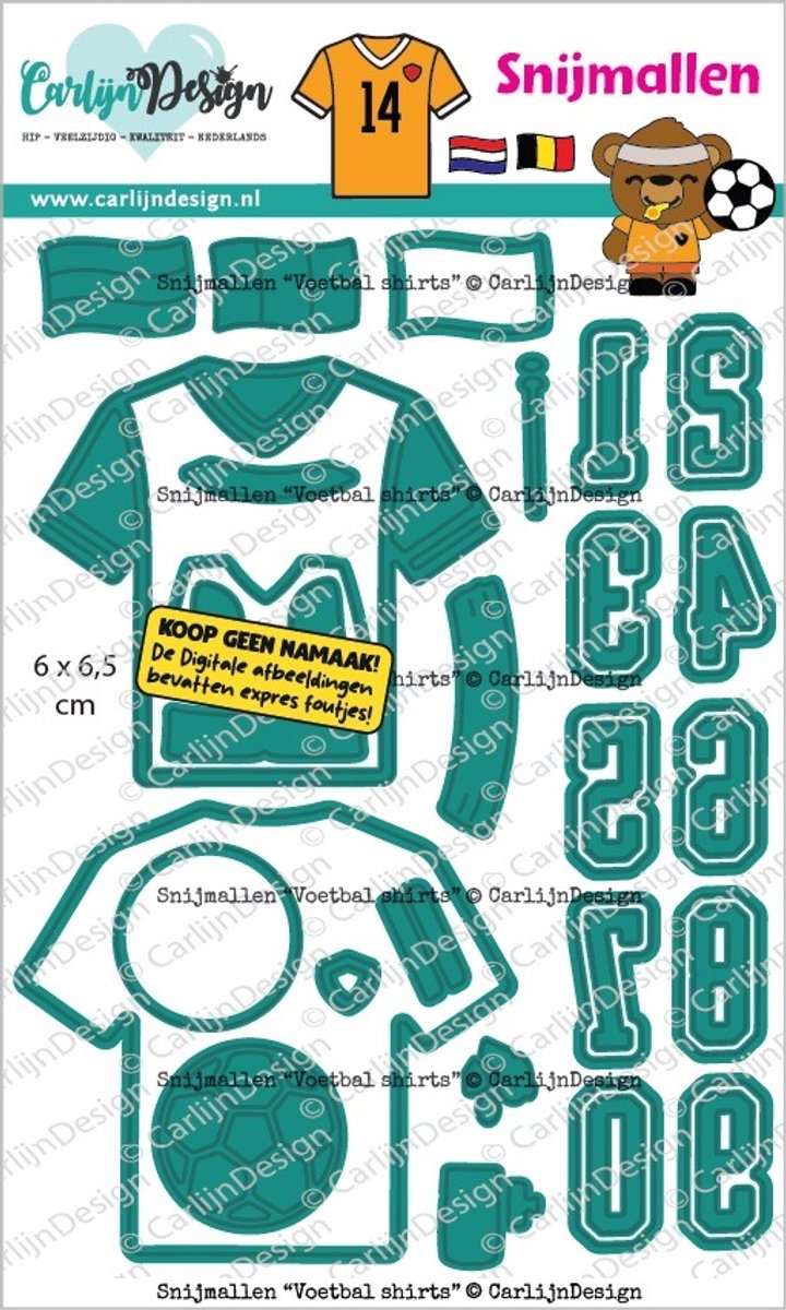Snijmallen Voetbal shirts