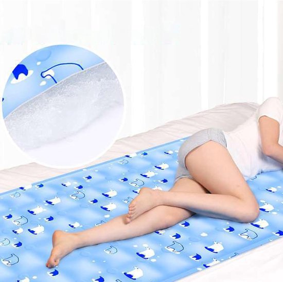 Gelkoelende Matrasmat - Ijskussen Bedmat - Verkoeling Slaap - Ademende Honingraatstof - 50 x 150 cm - Niet gespecificeerd — afbeelding 3