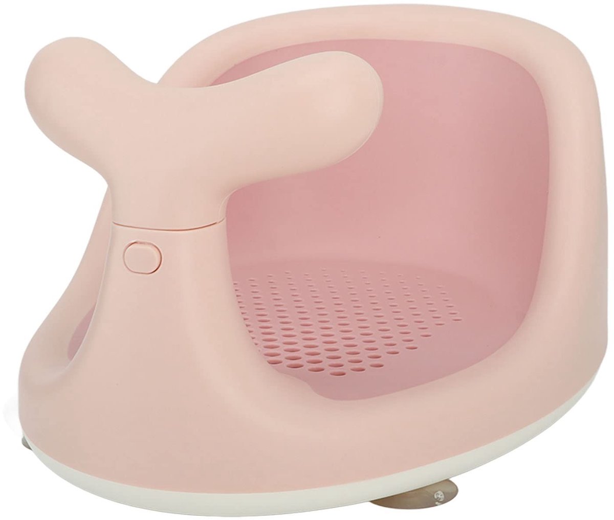 Dailygoody - OmGoods - Dailygoody - Babybadkuipstoeltje - Slipbestendig - Veilig en praktisch - Roze - Zuigbadzitje - Ideaal voor baby's - Liggend model