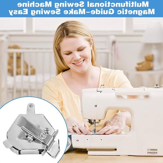Verbeterde Magnetische Naadgeleider voor Naaimachine, Multifunctionele Accessoire voor Precisie en Efficiëntie bij het Naaien van Merkloos — afbeelding 3