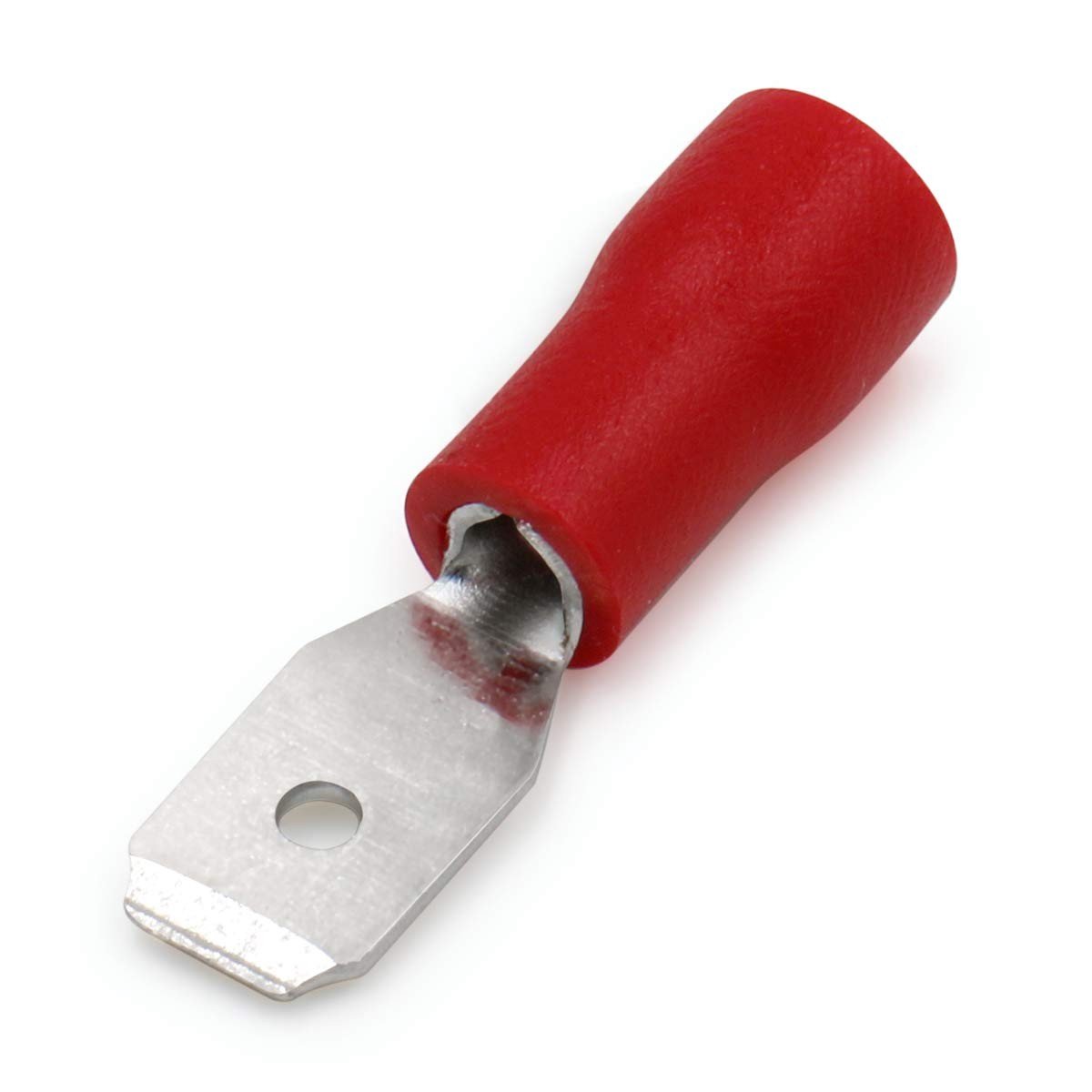 Dailygoody - Quick Disconnects - Kabelverbindingen - Vinyl geïsoleerd - Rood - Spade connectoren - Geschikt voor 0.5-1.5 mm2 - 100 stuks