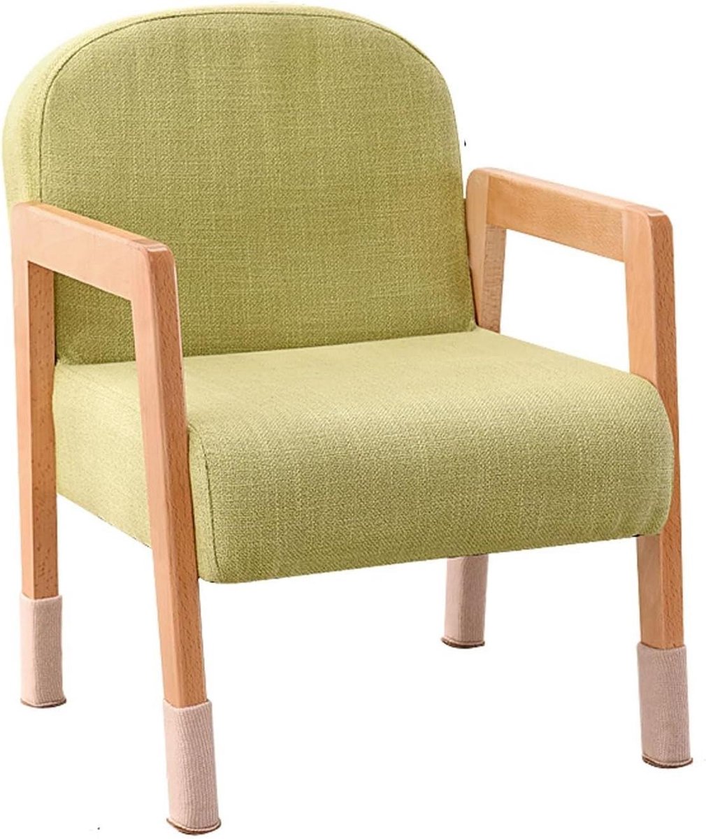 Kinderfauteuil - Kinderstoel Peuter - Ontspannen Lezen - Stevige Houten Constructie - 43x42x55cm - F