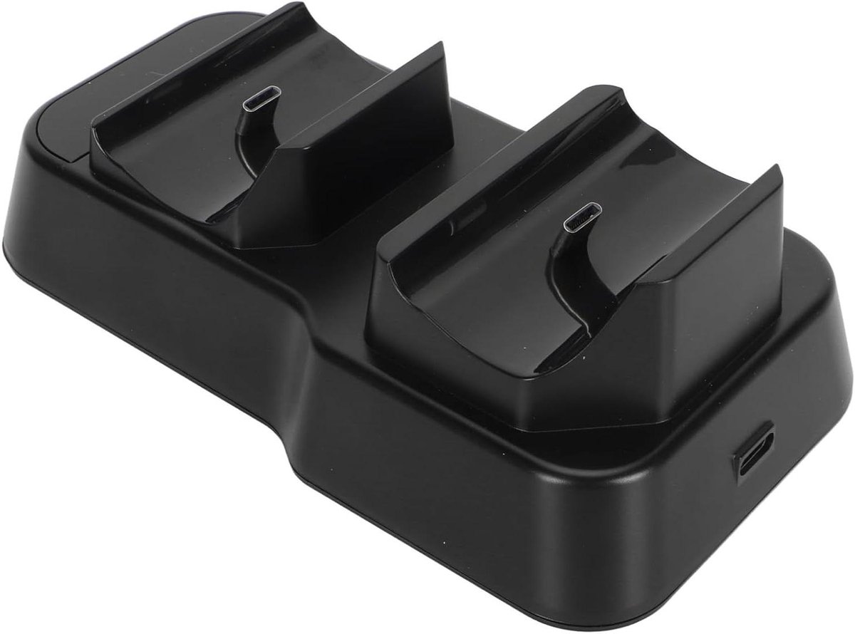 Controller Oplaadstation - Laadstation Controllers - Games Opladen - Dubbele Oplaadposities - Minder dan 5 uur - Zwart