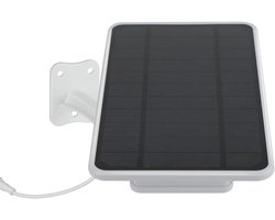 Zonnepaneel Beveiligingscamera - Camera Oplader Buiten - Energie Besparen - Waterdicht Ontwerp - 8W Vermogen - Zwart