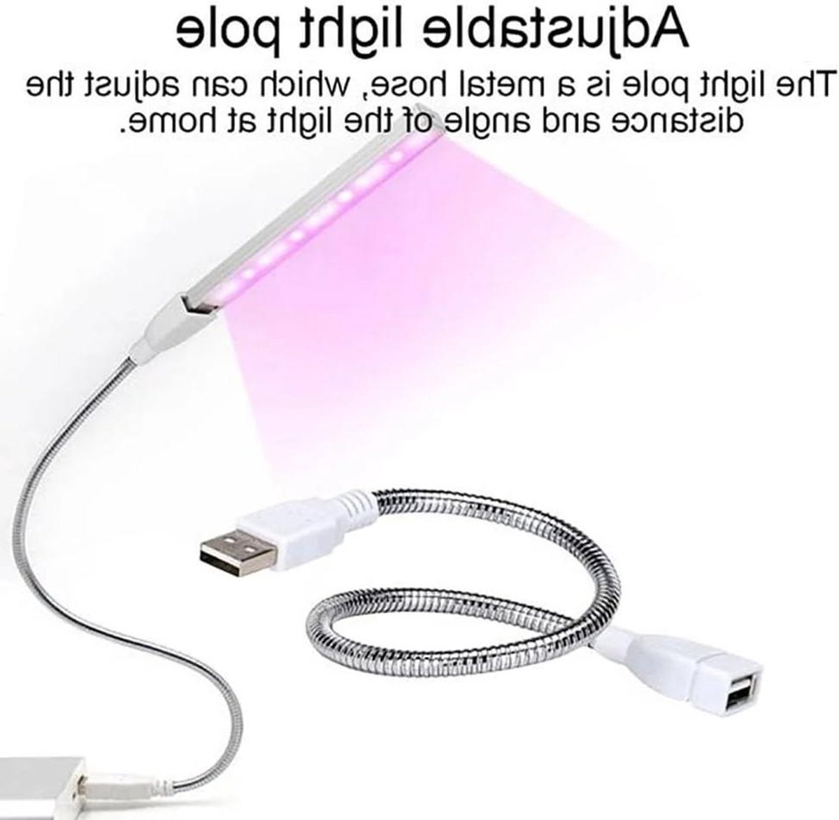 LED Kweeklamp - Plantenlamp Groeilamp - Planten Verzorgen - Volledig Spectrum Licht - 10x10x10 mm - Zwart