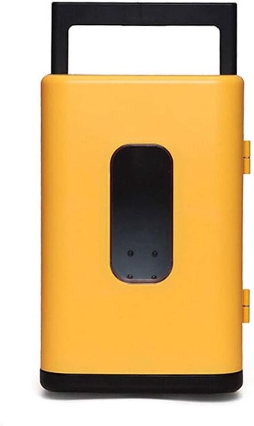 Mini Koelkast - Koelbox Verwarmer - Dranken Koelen - Thermo-elektrisch Systeem - 10 Liter - Geel van MINI — afbeelding 5