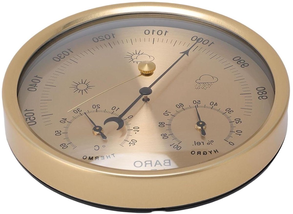 3-in-1 Weerstation met Thermometer, Barometer en Hygrometer