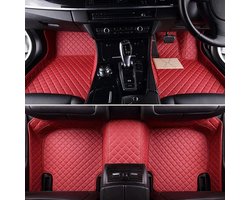 Tapijt Automatten - Vloermatten Set - Auto Interieur Beschermen - Op Maat Gemaakt - Voor Opel Corsa C - Rood