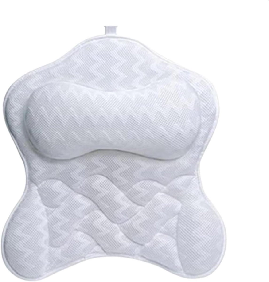 Douchekussen Badkuip - Badkussen Hoofdsteun - Ontspannen in Bad - Ademend 4D Air Mesh