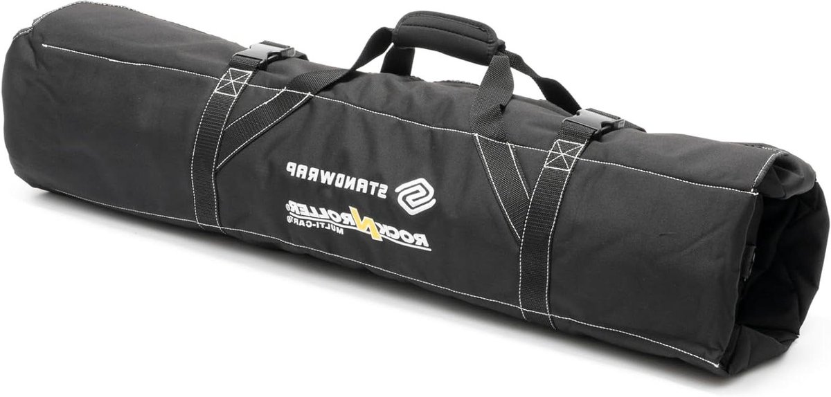 Oprolbare Accessoiretas - Opbergtas Roltas - Sportuitrusting Opbergen - 4 Vakken - 50 cm - Zwart
