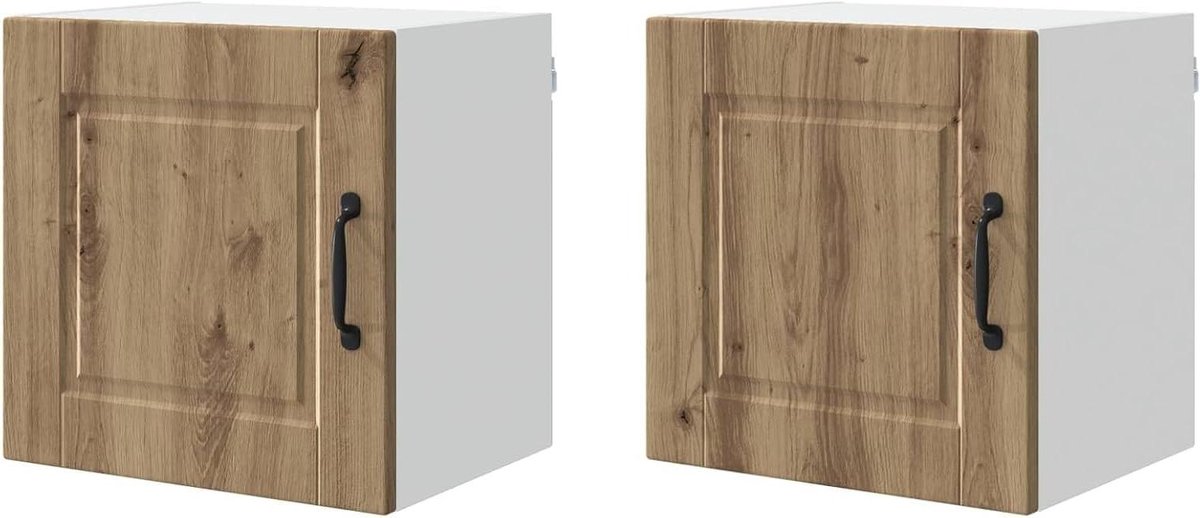 Ovenombouwkasten Keuken - Keukenkast Oven - Keuken Organiseren - Glad Onderhoud - 40 x 31 x 40 cm - Artisan-eiken