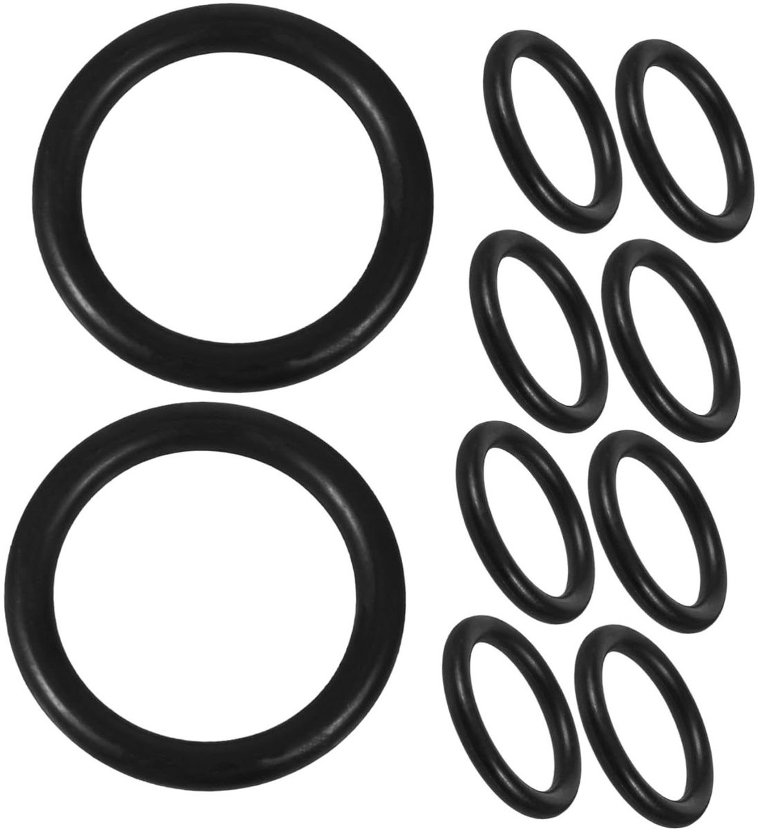 Rubberen Afdichtingsringen - O-ringen Vervangingsset - Brandblusser Onderhoud - Universele Compatibiliteit - 100 stuks - Zwart
