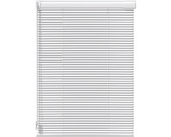 Aluminium Jaloezieën - Raambekleding Gordijn - Lichtregeling Thuis - 25 mm Lamellen - 50x80 cm - Wit